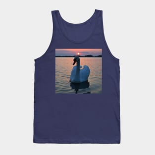 Sunset Swan Tank Top